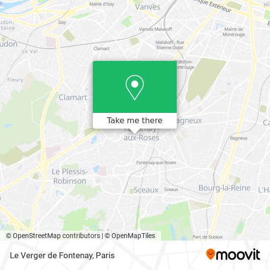 Le Verger de Fontenay map