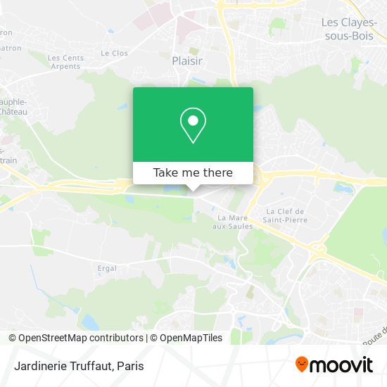 Mapa Jardinerie Truffaut