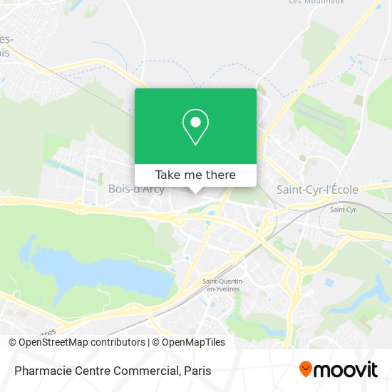 Pharmacie Centre Commercial map