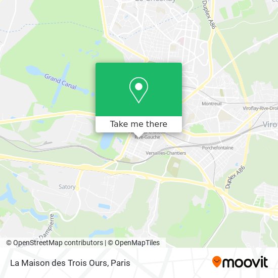 La Maison des Trois Ours map