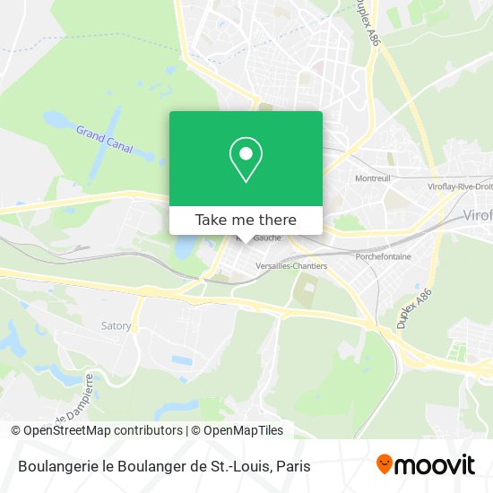 Mapa Boulangerie le Boulanger de St.-Louis