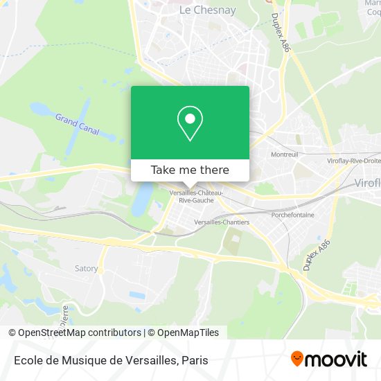 Ecole de Musique de Versailles map