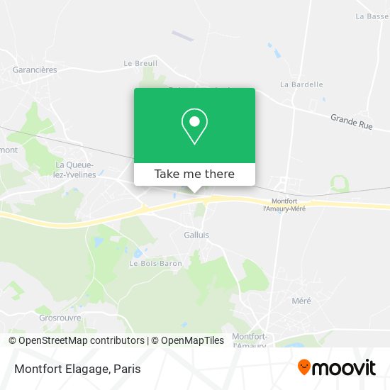 Mapa Montfort Elagage