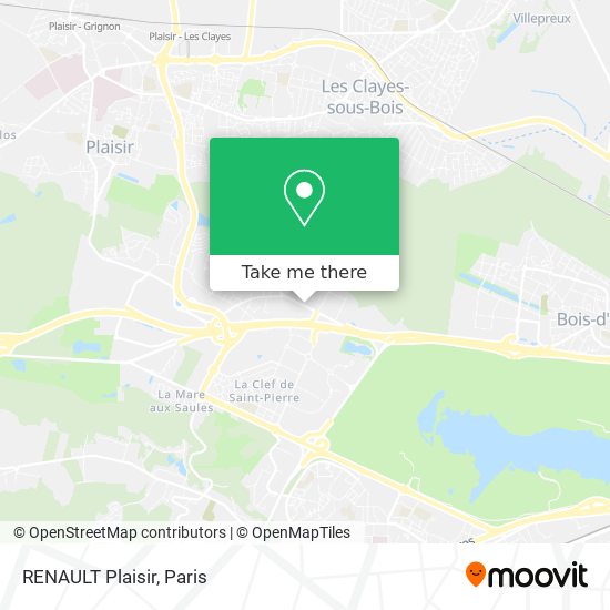 RENAULT Plaisir map