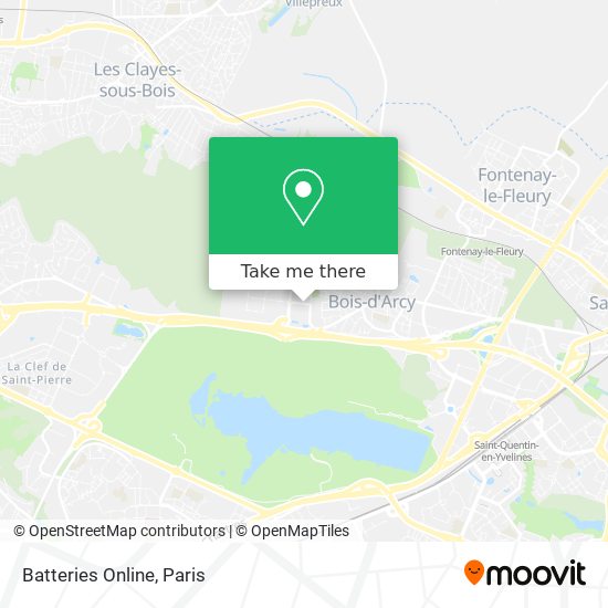 Batteries Online map