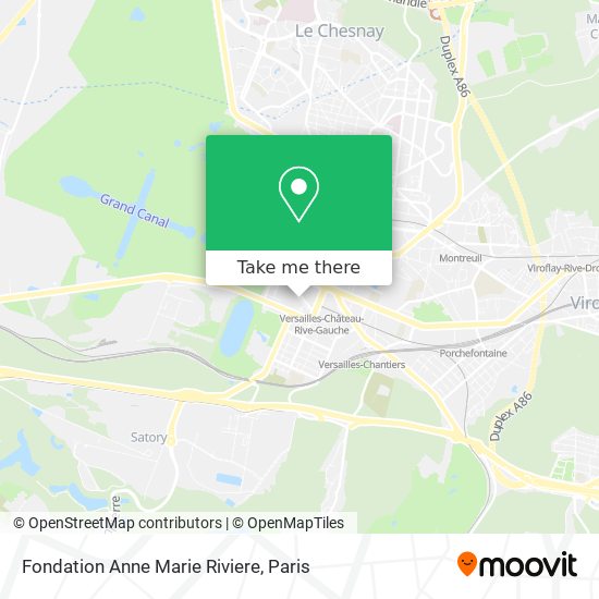 Fondation Anne Marie Riviere map