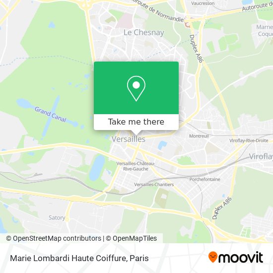 Marie Lombardi Haute Coiffure map