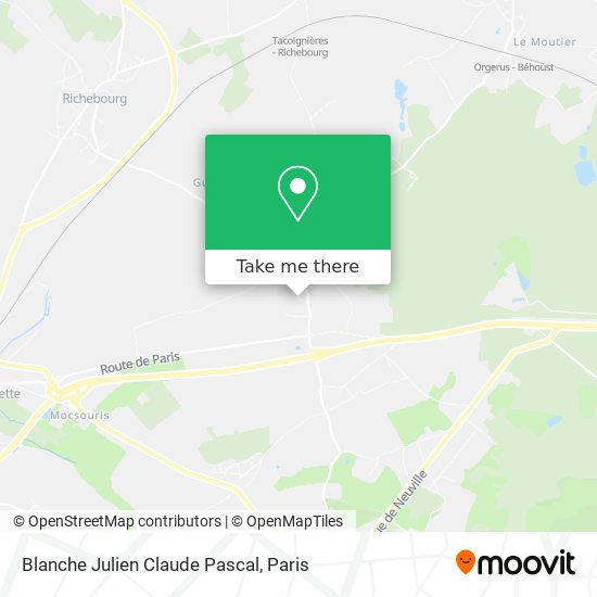 Mapa Blanche Julien Claude Pascal