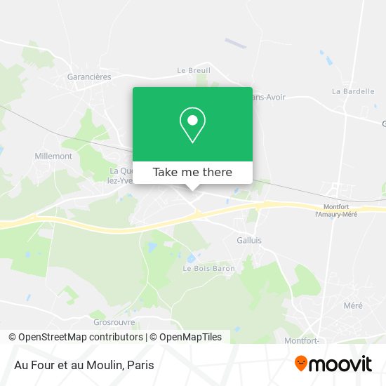 Mapa Au Four et au Moulin