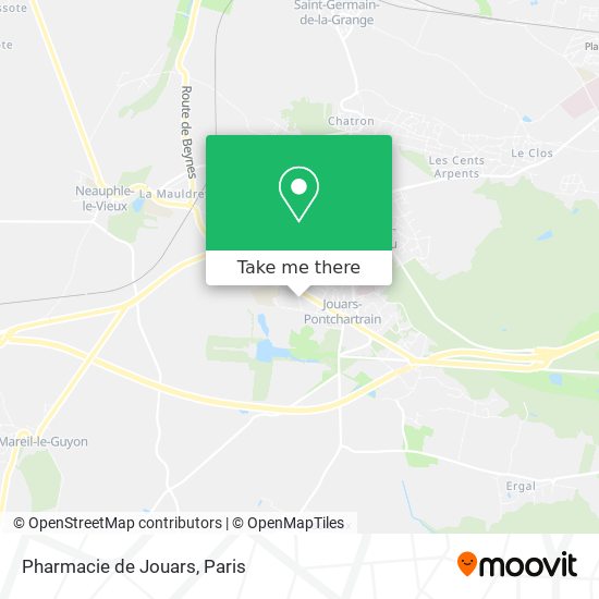 Pharmacie de Jouars map