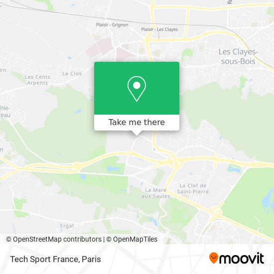 Tech Sport France map