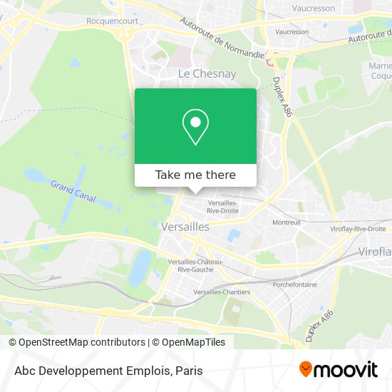 Abc Developpement Emplois map