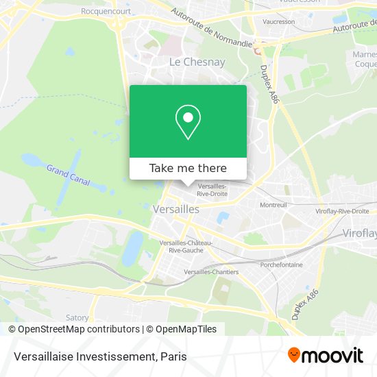 Mapa Versaillaise Investissement