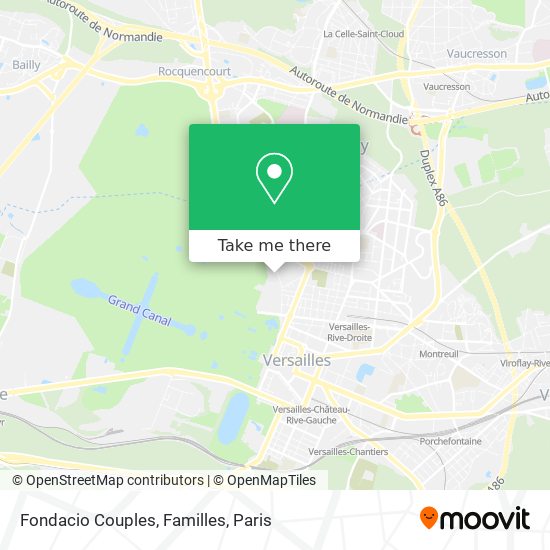 Fondacio Couples, Familles map