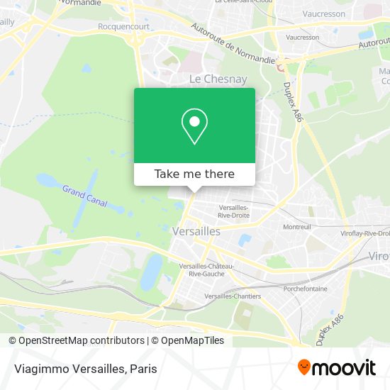 Mapa Viagimmo Versailles