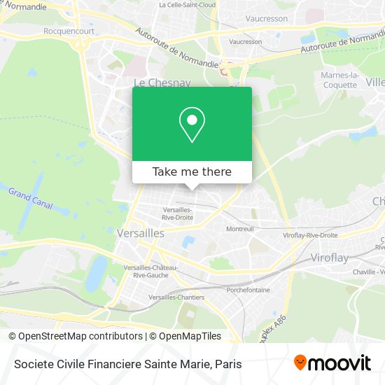 Mapa Societe Civile Financiere Sainte Marie