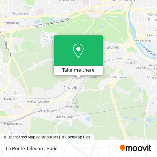 La Poste Telecom map