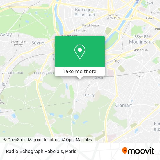 Mapa Radio Echograph Rabelais