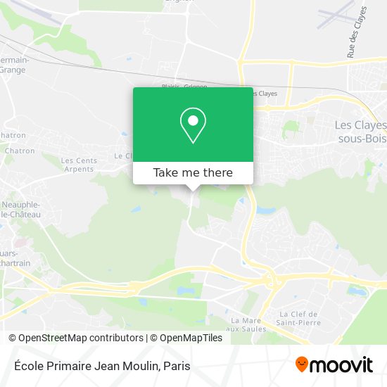 Mapa École Primaire Jean Moulin