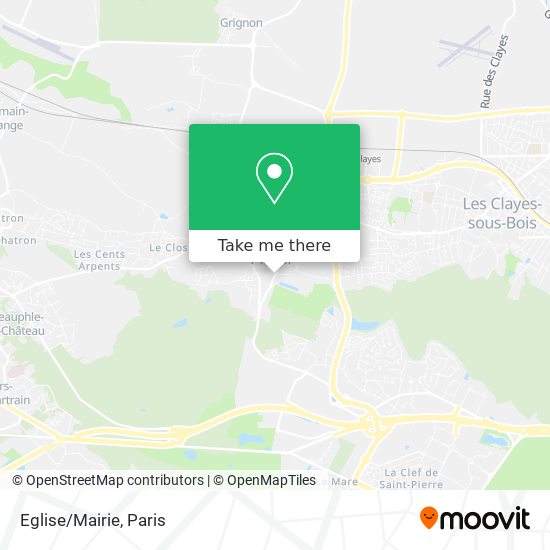 Eglise/Mairie map
