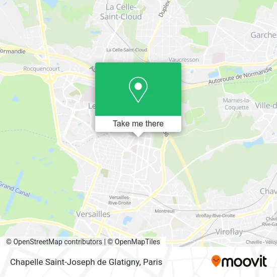 Chapelle Saint-Joseph de Glatigny map