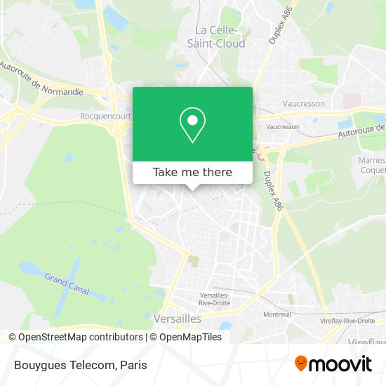 Mapa Bouygues Telecom