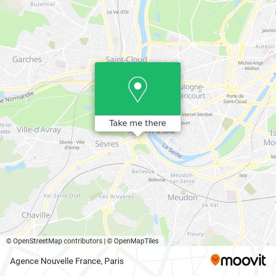 Mapa Agence Nouvelle France
