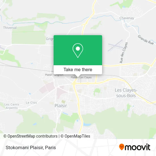 Stokomani Plaisir map