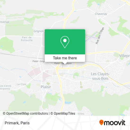 Primark map
