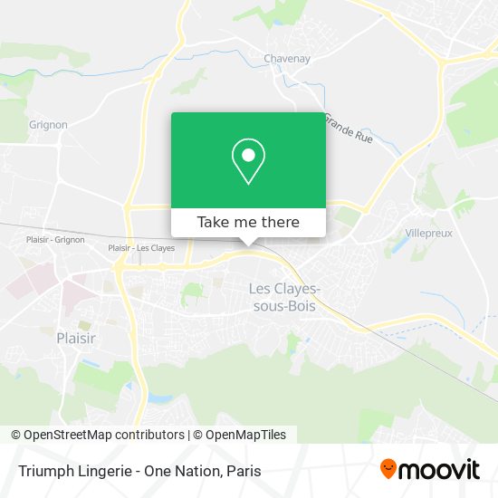 Mapa Triumph Lingerie - One Nation