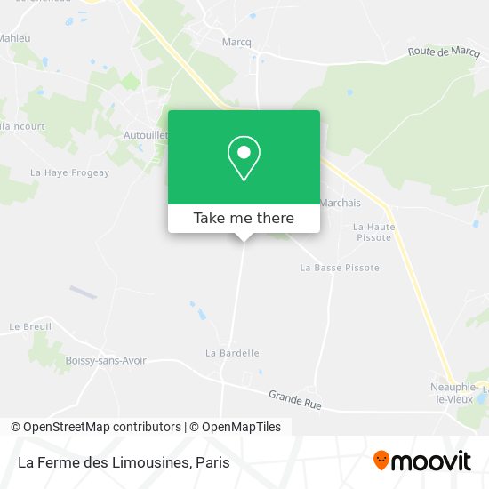 La Ferme des Limousines map