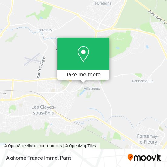 Mapa Axihome France Immo