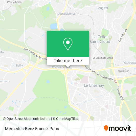 Mercedes-Benz France map