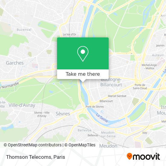 Thomson Telecoms map