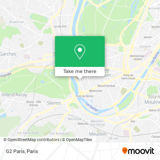 Mapa G2 Paris