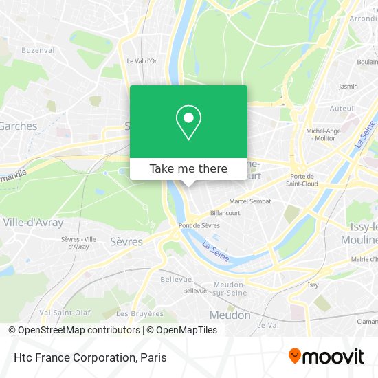 Htc France Corporation map