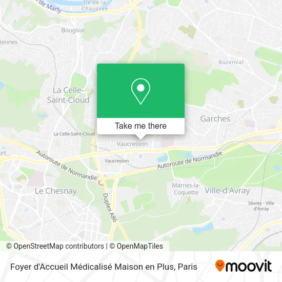 Foyer d'Accueil Médicalisé Maison en Plus map