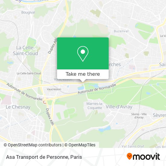 Asa Transport de Personne map