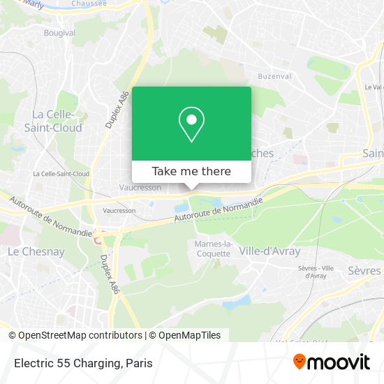 Electric 55 Charging map