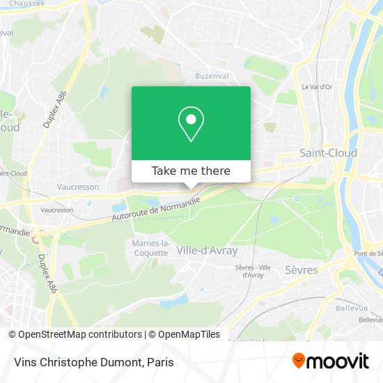 Vins Christophe Dumont map