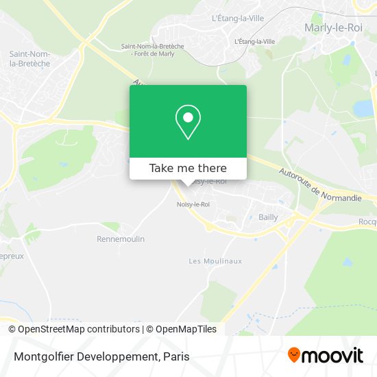 Montgolfier Developpement map