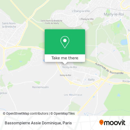 Mapa Bassompierre Assie Dominique