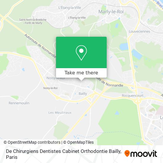 Mapa De Chirurgiens Dentistes Cabinet Orthodontie Bailly