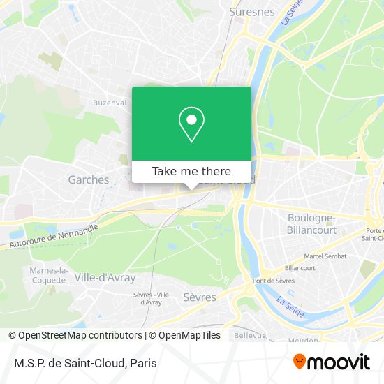 Mapa M.S.P. de Saint-Cloud