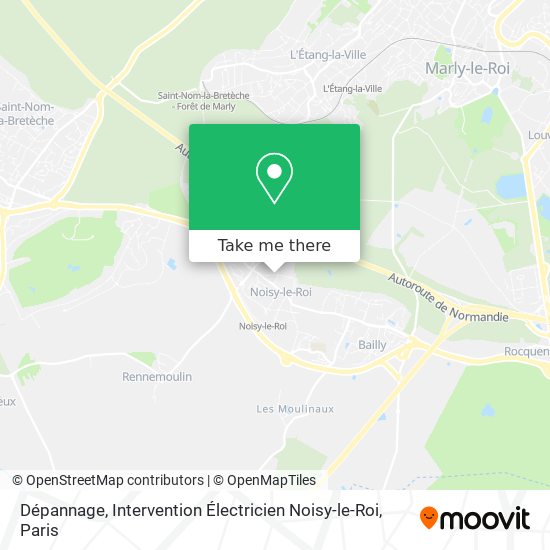 Dépannage, Intervention Électricien Noisy-le-Roi map