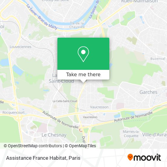 Mapa Assistance France Habitat