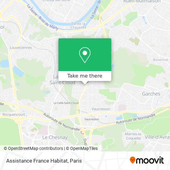 Assistance France Habitat map