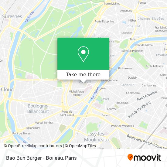 Bao Bun Burger - Boileau map