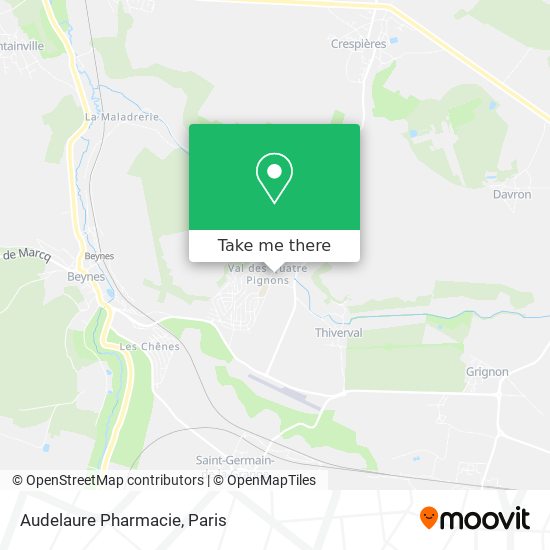 Audelaure Pharmacie map