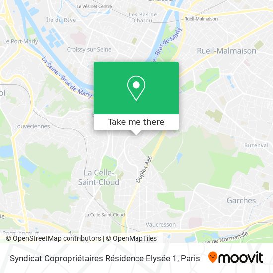 Syndicat Copropriétaires Résidence Elysée 1 map